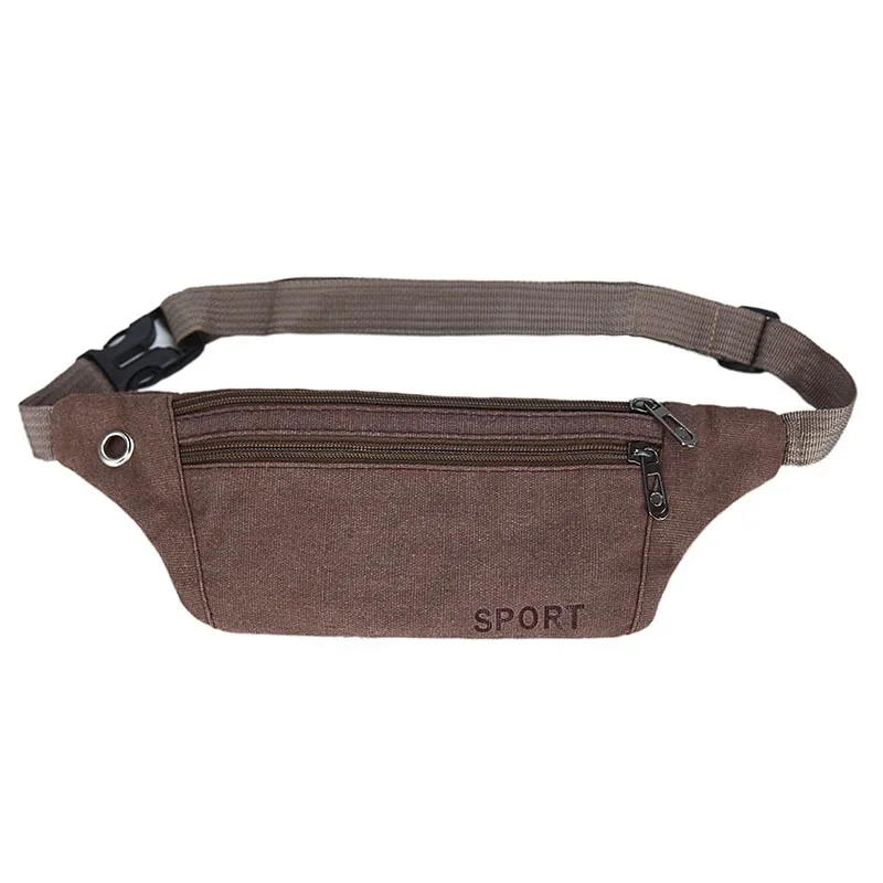 Sac banane rétro pour hommes et femmes, sac de taille de sport, sac de téléphone de voyage, ceinture de portefeuille, imperméable, poudres, mode,