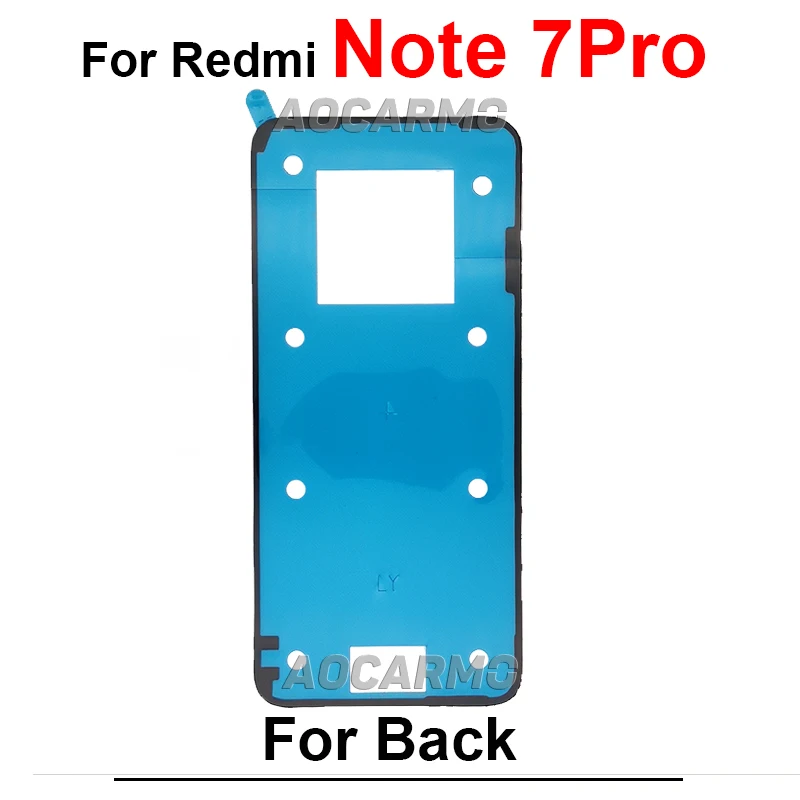 For Redmi Note 7 8 8T 9 Pro 5G Rear Door Housing Back Cover Adhesive Sticker Tape Glue K20Pro K30 K40 K50 Pro Replacement