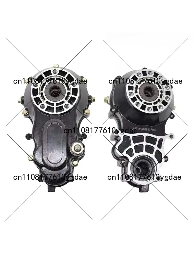 5-hole 16/18-tooth sp-lit m-otor differential assembly with high and low gearboxes for electric tricycles