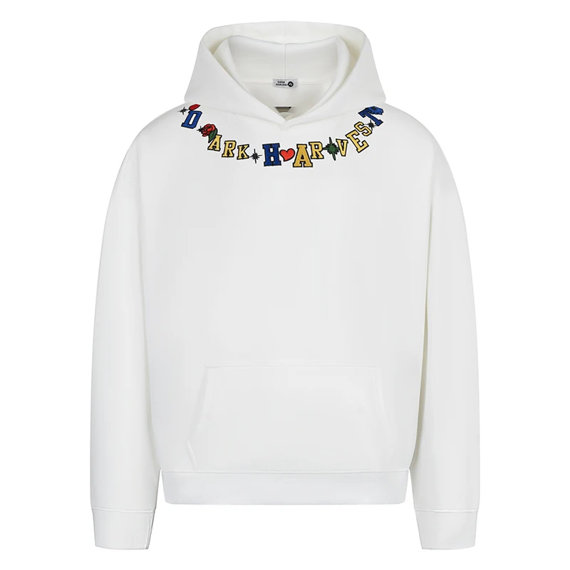 

Autumn Mens Pullover Hoodies Hip Hop Letter Embroidery Graphic Tracksuit Streetwear Harajuku Casual Fashion Hooded Sweatshirts