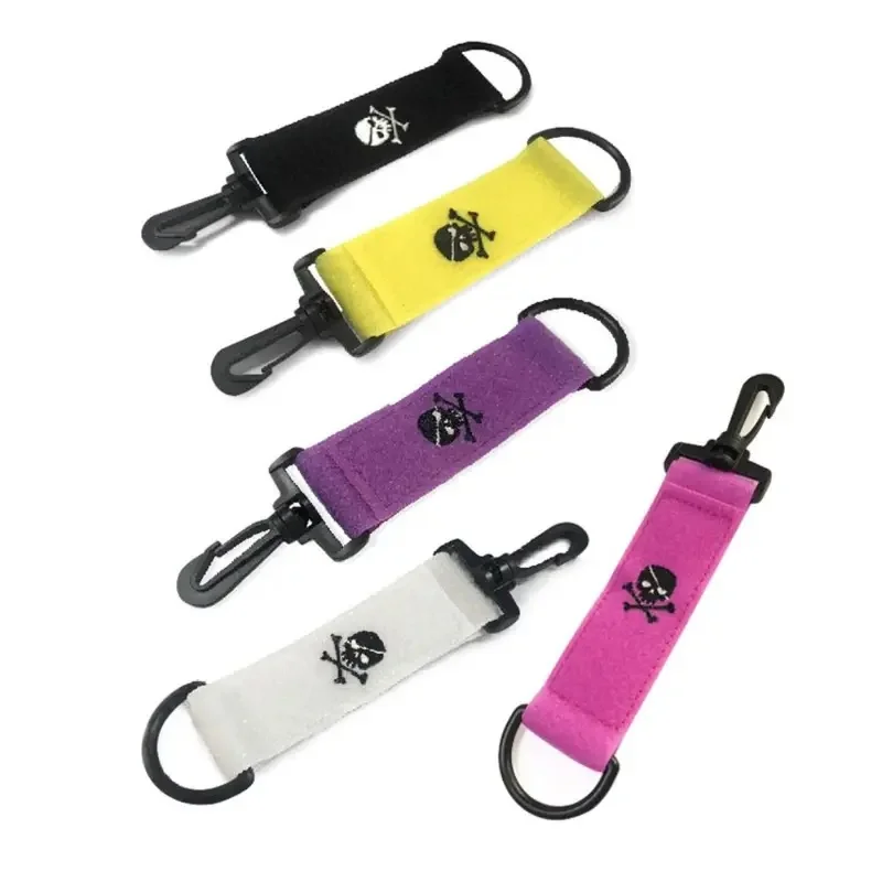 Sports Balls Hands Cleans Polyester Golf Towel Carabiner Magic Tape Cleaning Towel Golf Cleaning Towel Golf Wiping Cloth