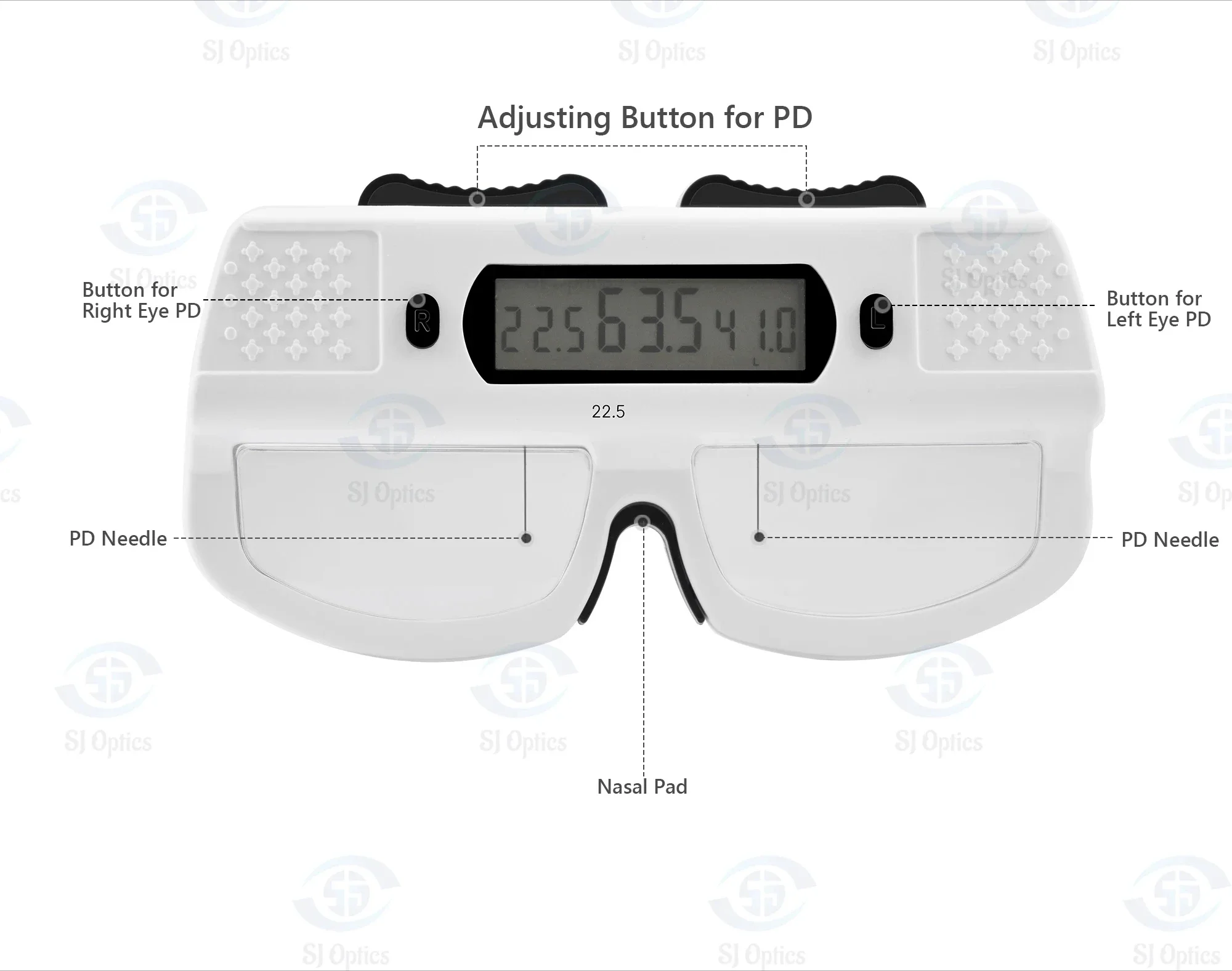 

Digital PD Meter CE Approval Eye Pupil Distance Measuring Ruler Optical Pupilometer Easy to Use