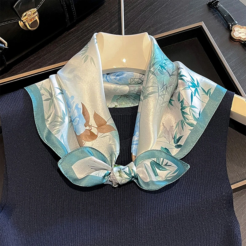 2026 夏 100% ピュアシルクスカーフ 53 センチメ - Ascot Neck Scarf のレビューと価格