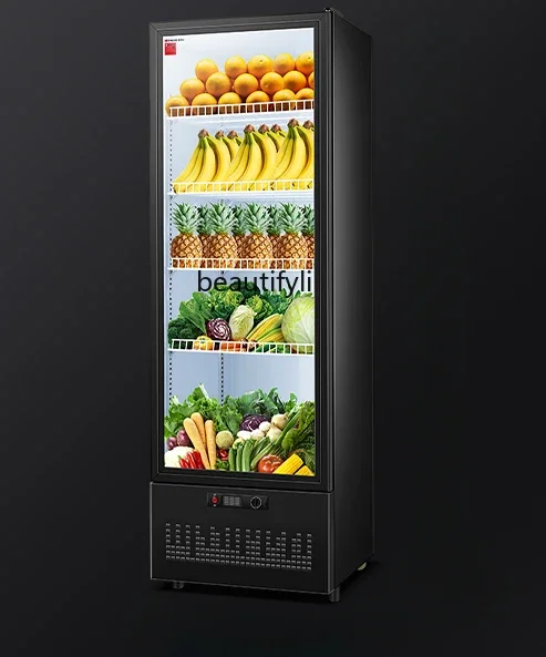 Refrigerator Commercial Display Cabinet Beverage Beer Refrigerator Vertical Freezer Fruit Fresh Freezer