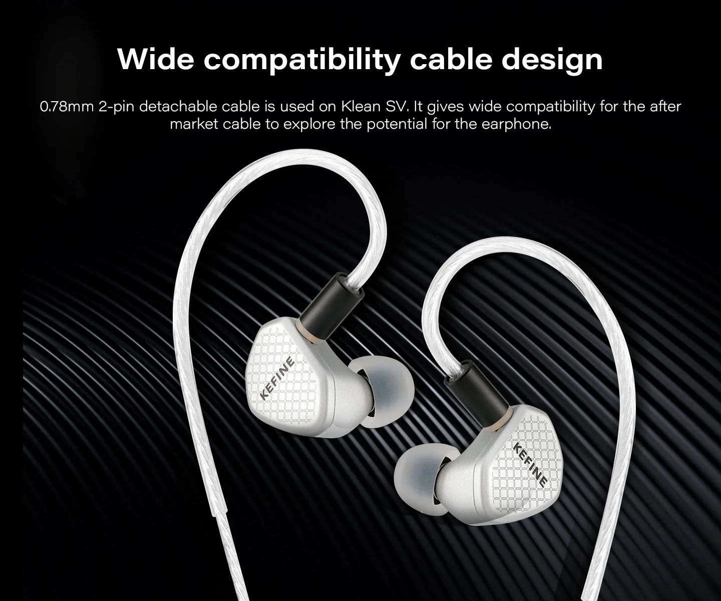 Kefine Klean SV 10mm DLC Membran-Dynamischer Treiber HiFi IEM Kopfhörer mit Robuster und Langlebiger Konstruktion – Detail 10