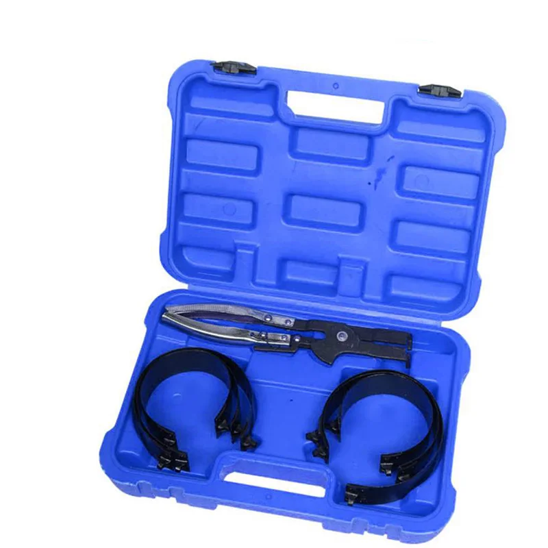 Piston Ring Clamp Compressor Set Auto Service Disassembler Tool