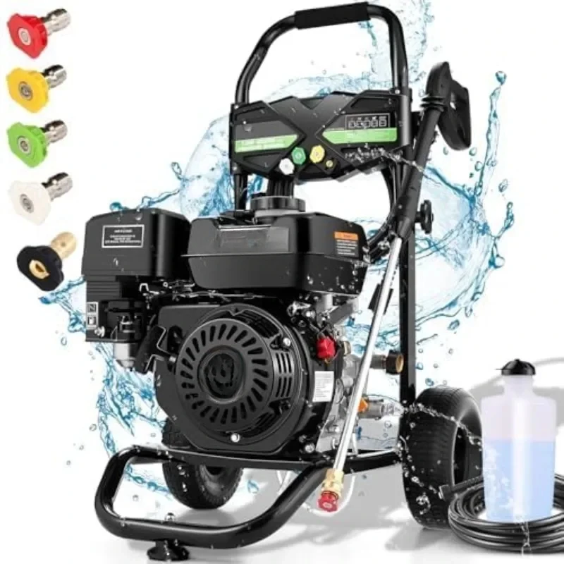 home.4000PSI Pressure Washer 2.8GPM Gas Power Washer 212CC Gas Powered Washing Machine Commercial High