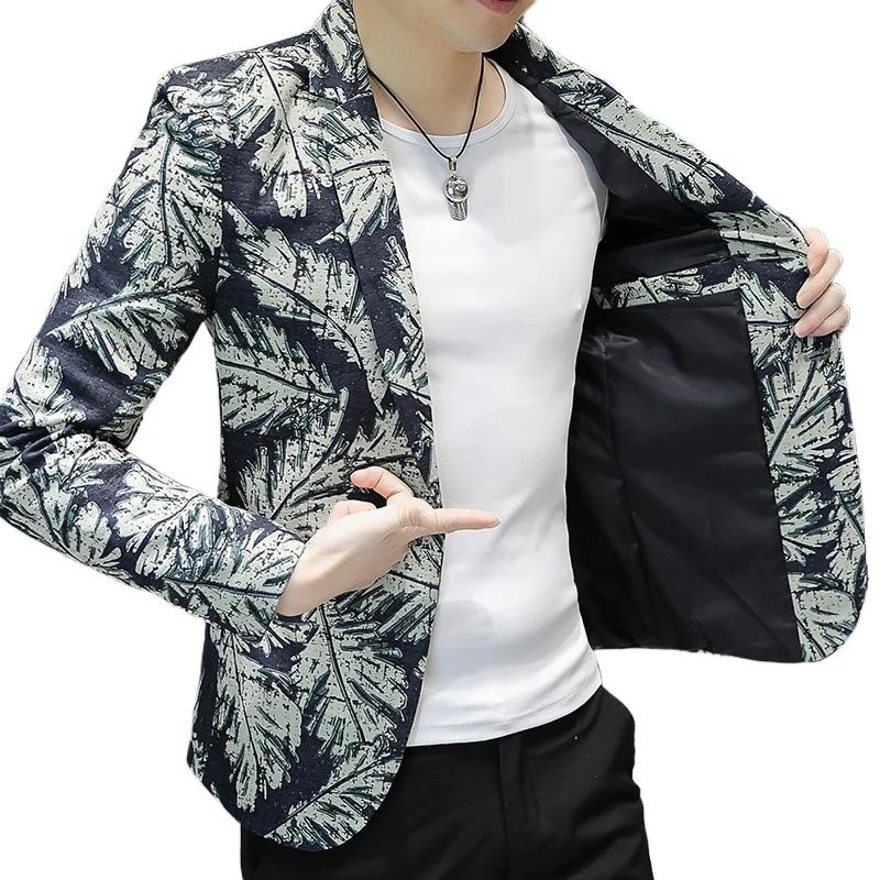 2024 Spring Long-sleeved Small Suit Male Korean Version Handsome Slim Handsome Youth Fashion Casual All-match Trend Coat  M-4XL