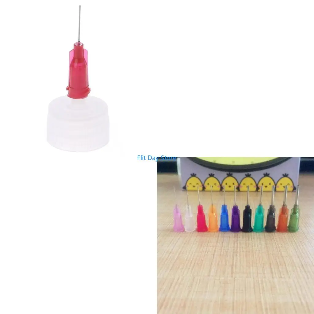 F92C 30ml Dispensing Dispenser Bottle For Rosin Solder Flux Paste with 11 Needles