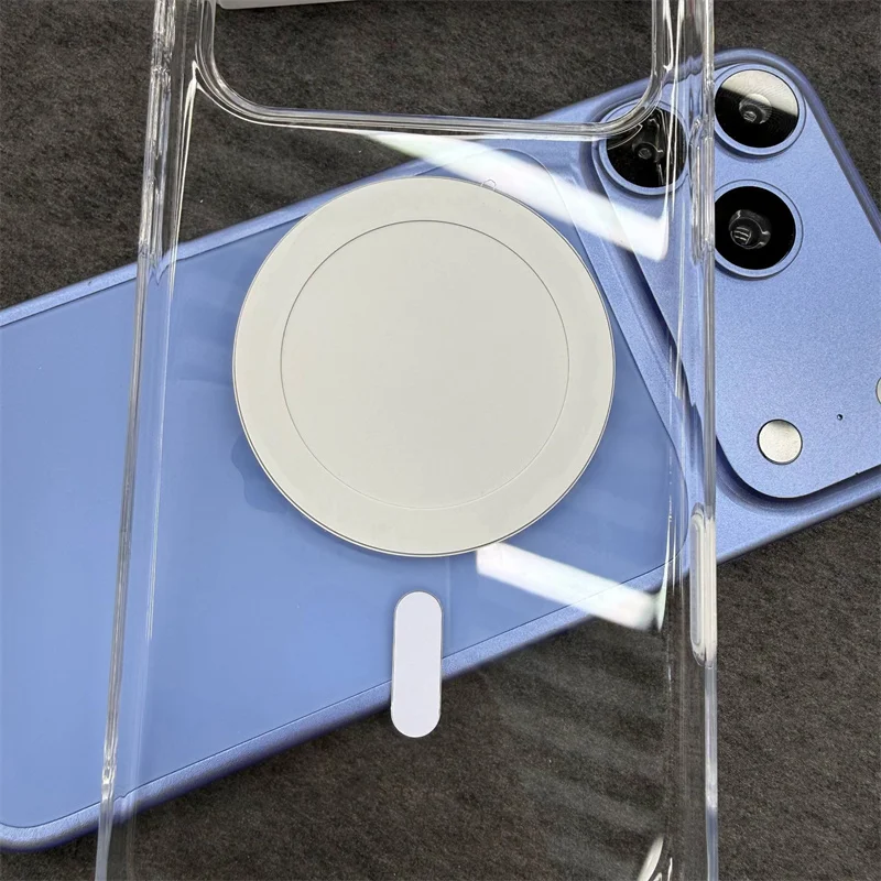 Clear For Magsafe Magnetic Phone Case For iPhone 18 Pro 18 Pro Max with Attachment Animation AI Button Camera Control Back Cover