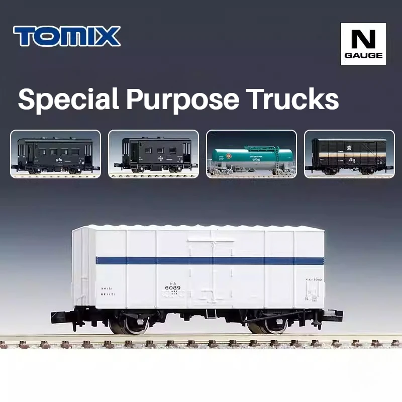 

TOMIX N Scale Train Model Special Purpose Truck Freight Car Liquid Tank Plate Truck Multiple Options Car Model Boy Toy Gift