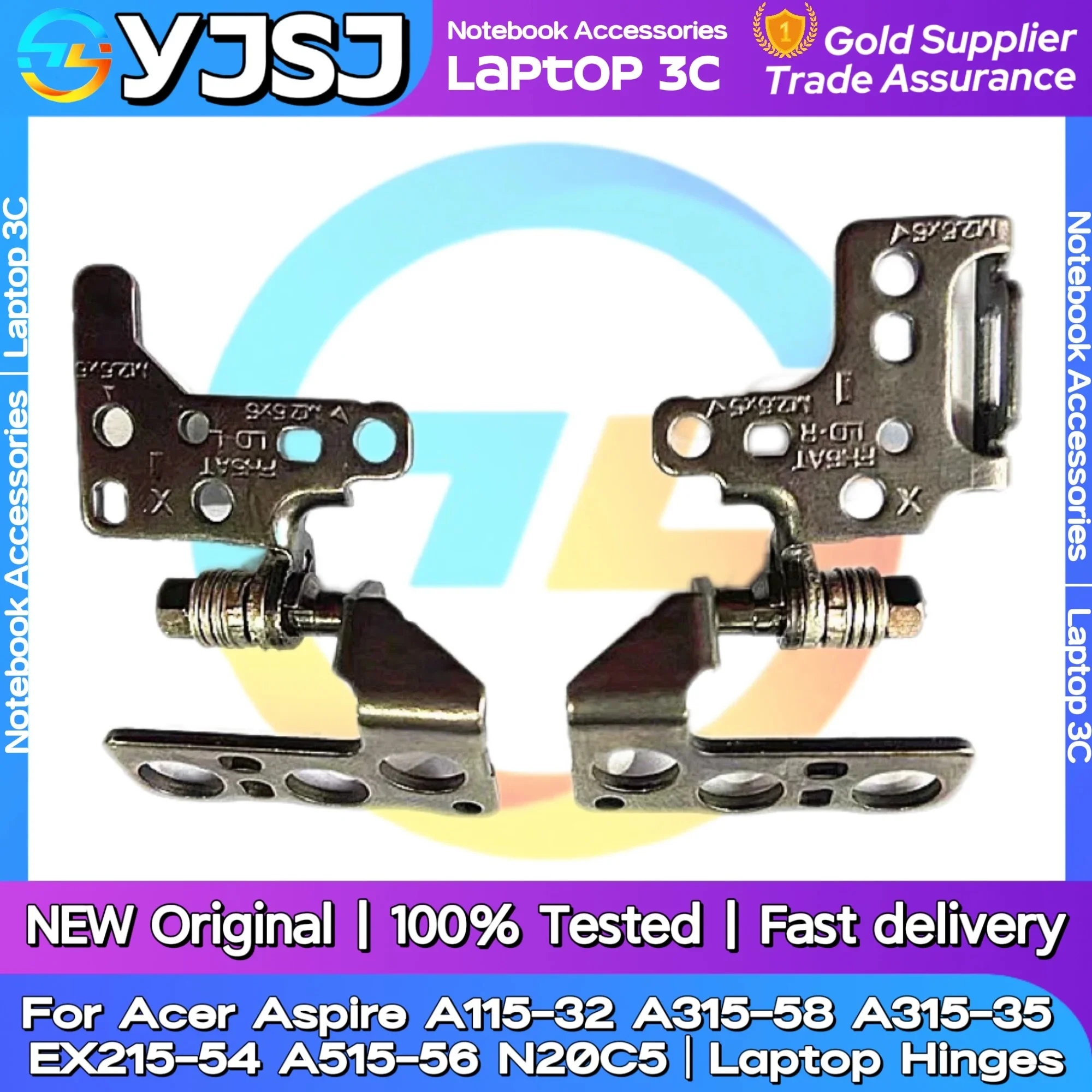 New Original Laptop Notebook Hinges For Acer Aspire A115-32 A315-58 A315-35 EX215-54 A515-56 N20C5 LCD Screen Hinges LCD shaft