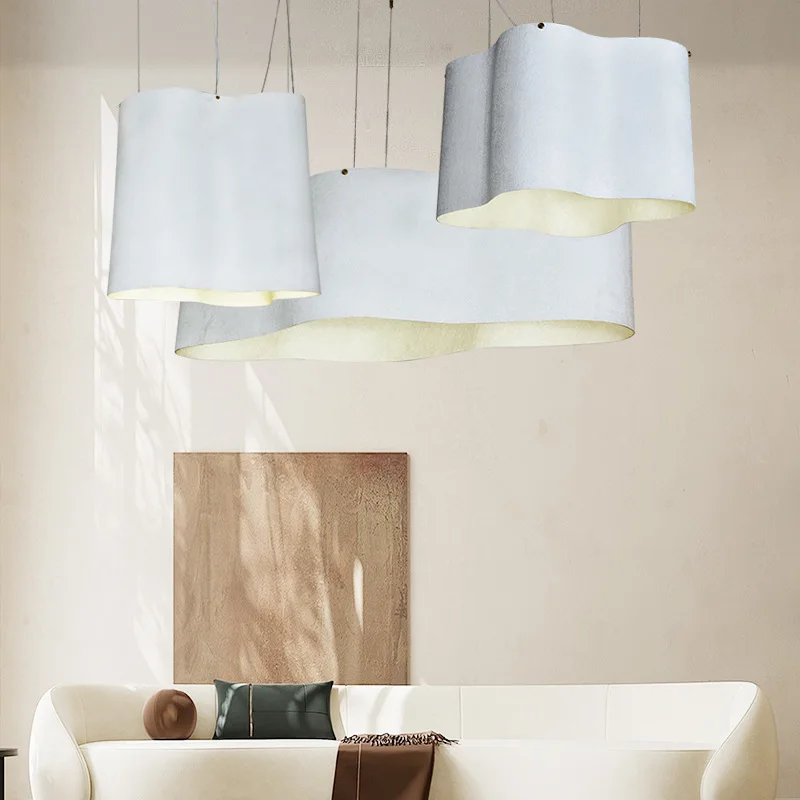 Designer modern minimalist creative cloud living room lamp meal wabi