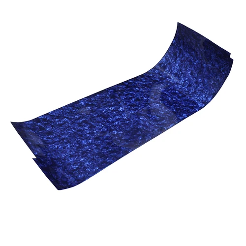 Imagen 2 del producto Hoja de celuloide de 2 piezas, envoltura de tambor, instrumento Musical Deco, Diamante Azul, 10x60 ''y 16x60''