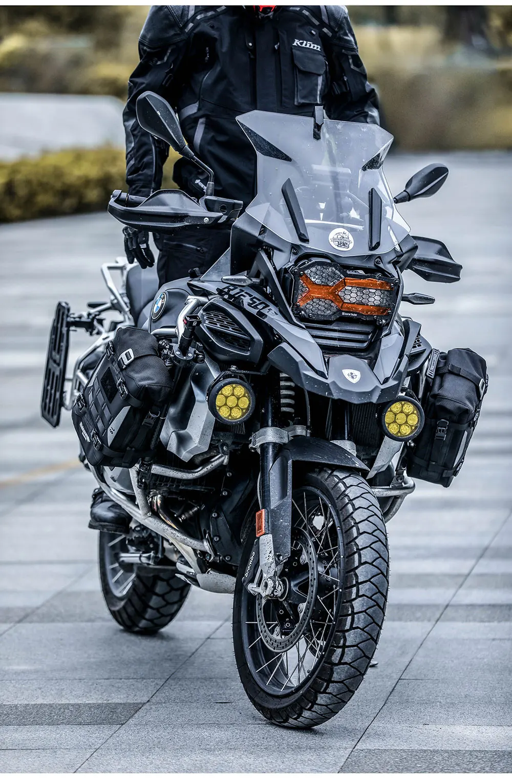 Rhinowalk Motorrad-Sturzbügeltasche, wasserdicht, 6 l, Aufbewahrungstasche mit innerer Stützplatte für Adv Mechanic Serie, Umhängetasche, Molle – Detail 17