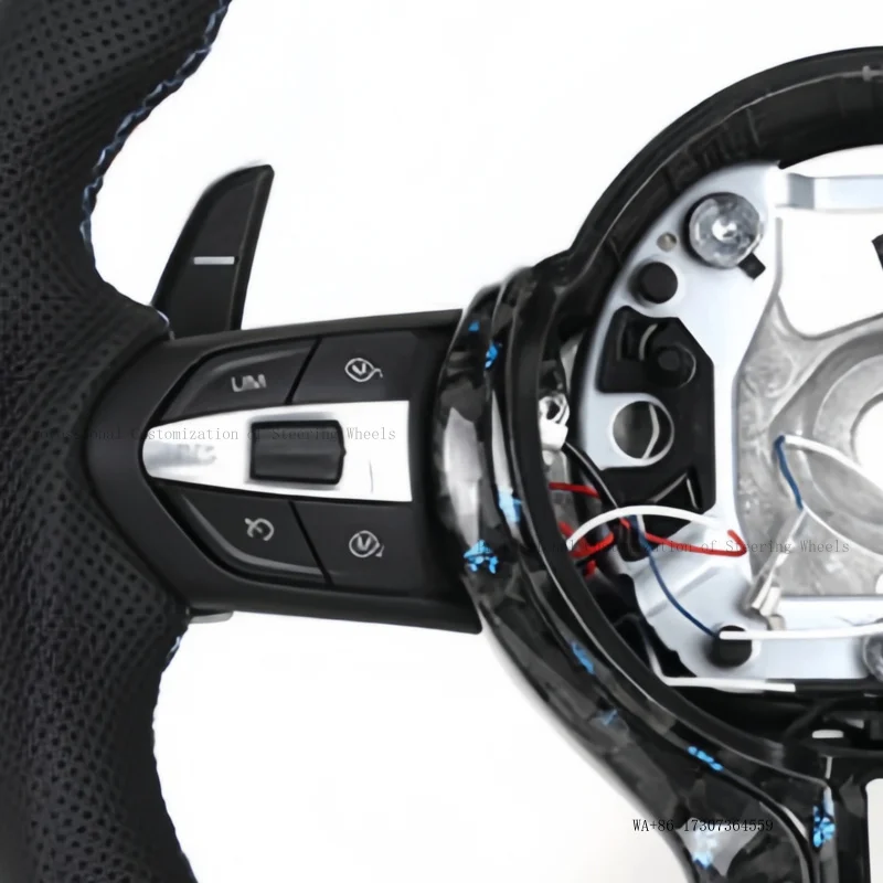 For Bmw F01 F06 F10 F11 F15 F20 F21 F22 F30 F80 F82 E90 E70 E91 E92 E93 E60 Forged Carbon LED Display Customized Steering Wheel