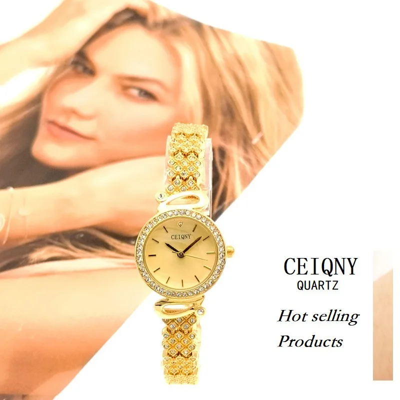 CEIQNYSmart-Montre intelligente pour femme, mode simple, auto-actionnée, trempée, GL8