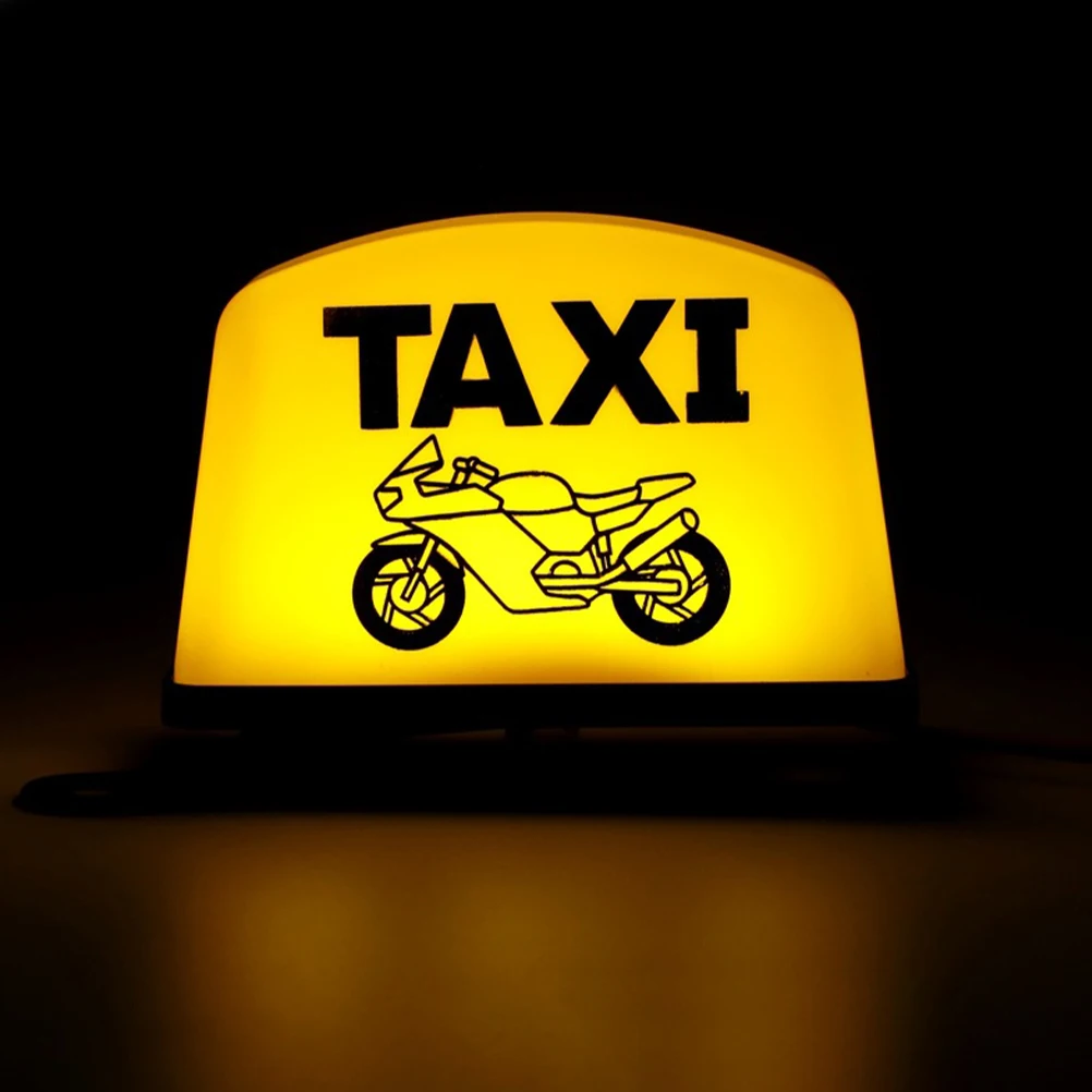 

Multicolor 12V Taxi Car Light Indicator Lamp Roof Sign Cab Toppers Dome Kit Decorative Motorcycle Scooter Universal Rear Ceiling