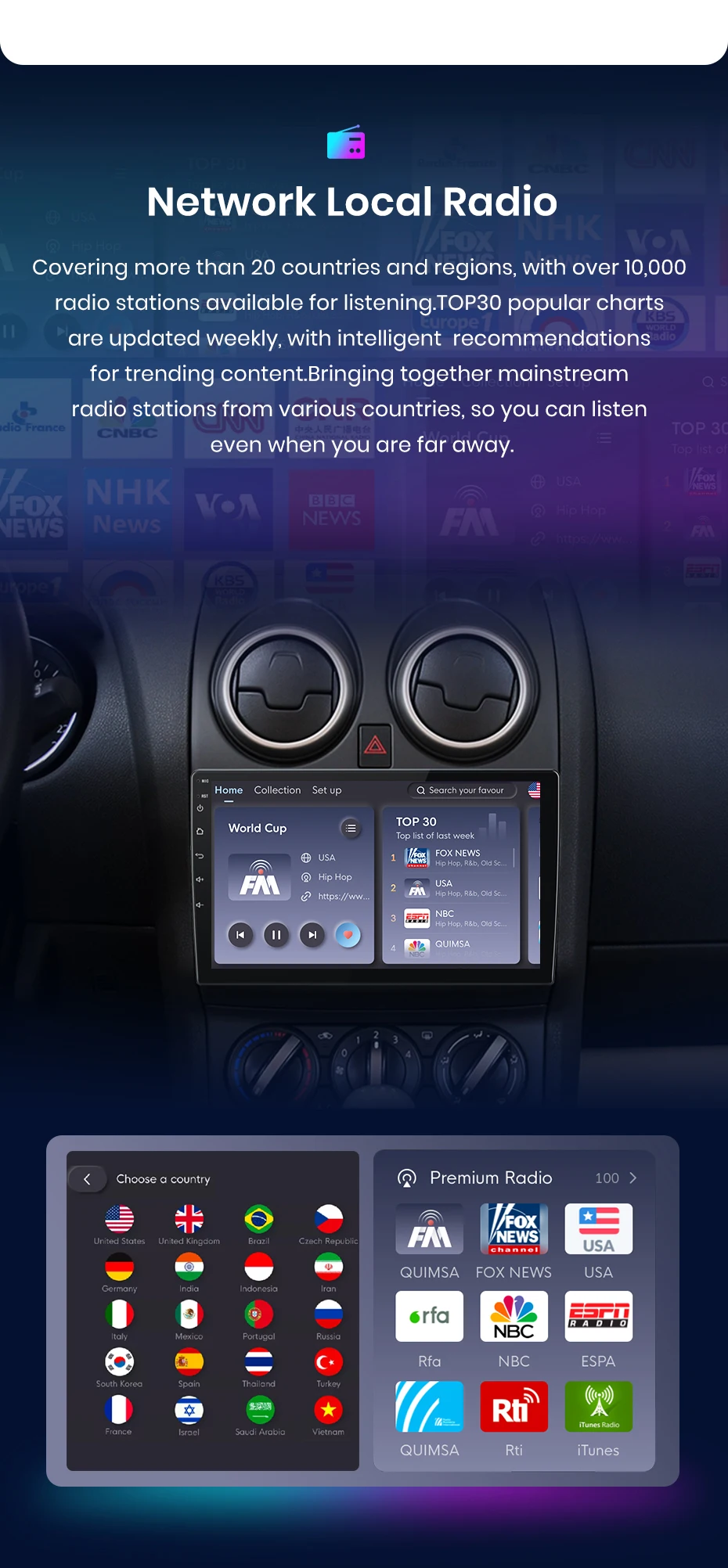 Junsun carplay android auto autoradio für nissan qashqai j10 2011-2015 gps intelligente systeme tereo multimedia autoradio – Detail 14