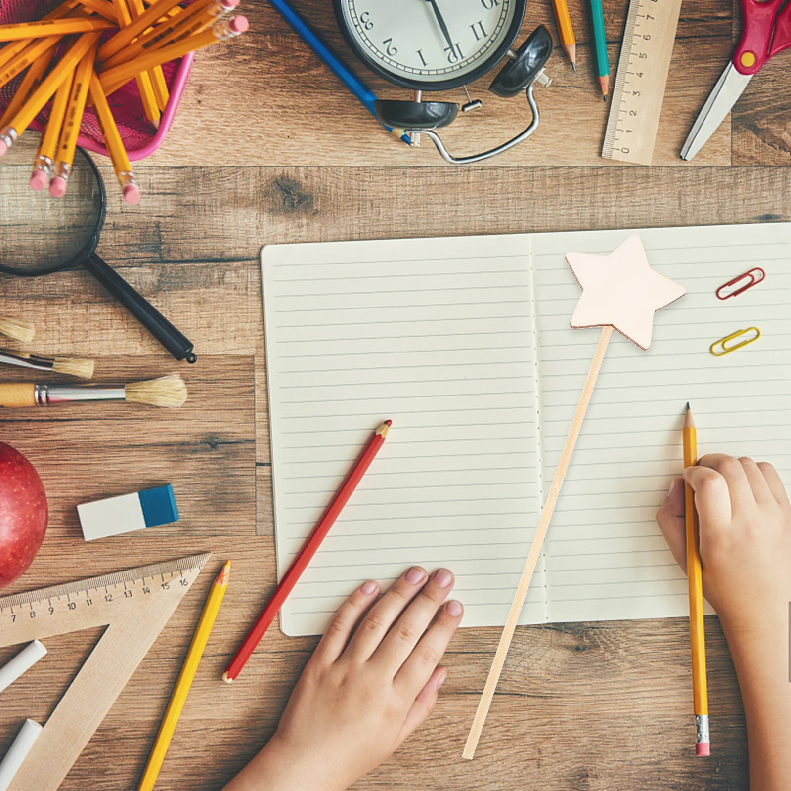 8pcs-five-pointed-star-diy-fairy-wand-wooden-stick-creative-handmade-kids-painting-coloring-graffiti-activity-diy-fairy