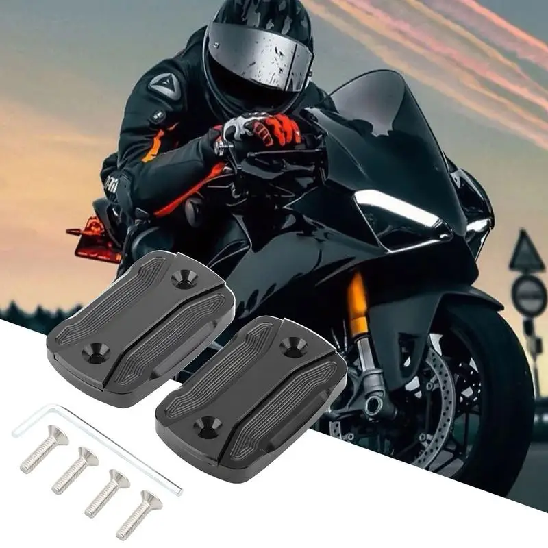 Motorcycle Brake Fluid Reservoir Oil Cap Brake Fluid Reservoir & Oil Cap Tank Protector Tank Protector Motorcycle Brake Fluid