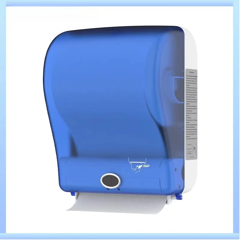 Upgrade ABS Large Roll Paper Dispenser Automatic Cutting Commercial Paper Towel Dispenser for Hotel Public Use