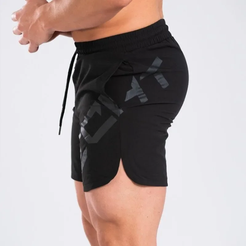 Men\'s Summer Gym Fitness Skinny Casual Motorcycle Shorts Sports Quick Dry Basketball Short Pants Beach Running Jogger Sweatpants