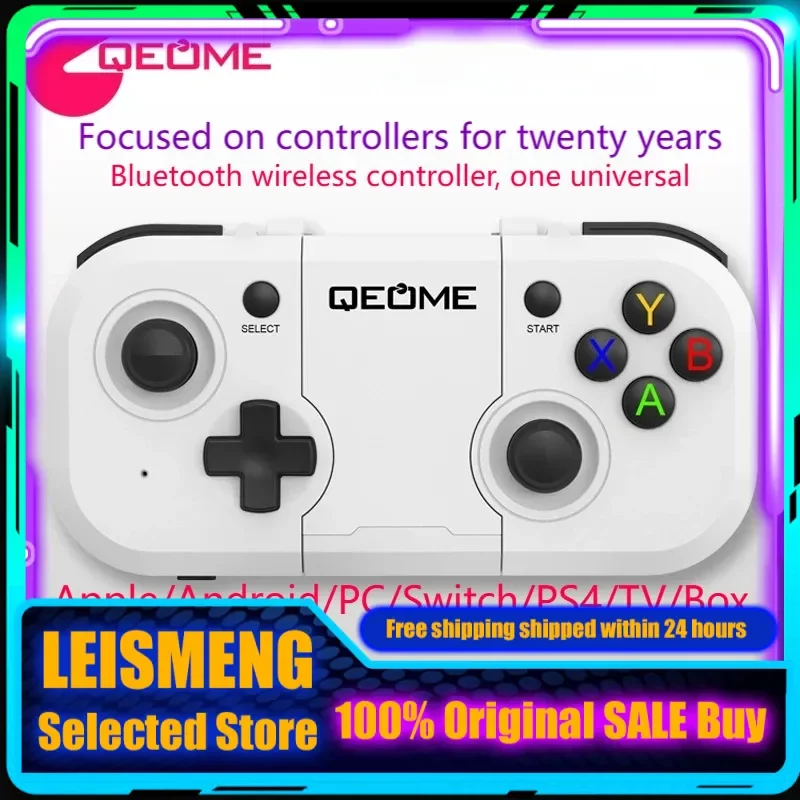 

НОВЫЙ беспроводной геймпад QEOME для геймеров, многоплатформатный iPhone Android, мобильный игровой ПК, игровой контроллер Steam Genshin Switch
