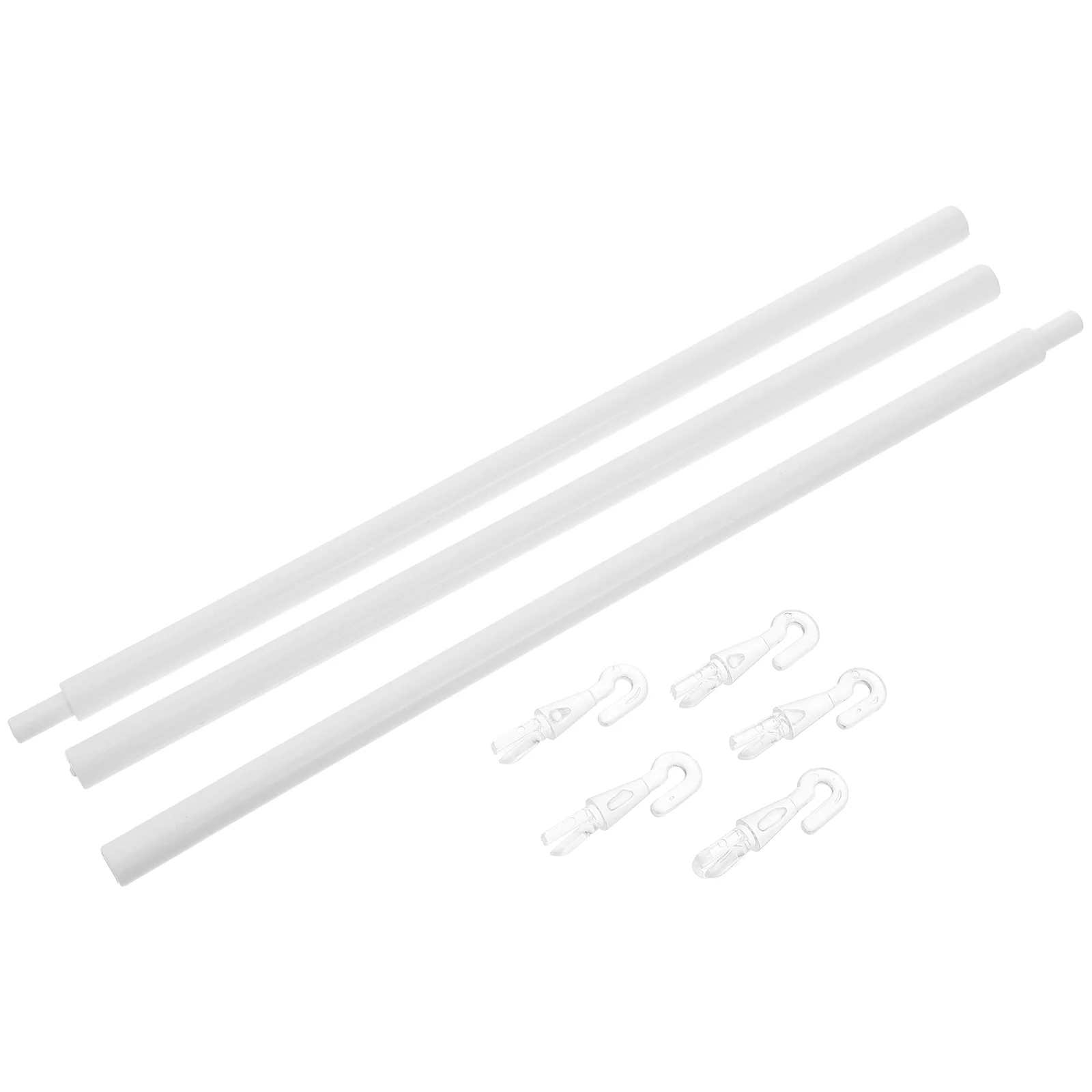 Shutter Rotary Rod Venetian Blind Pull Stick Blinds Rods for Windows Turn Hook with Pp Tilt Wand