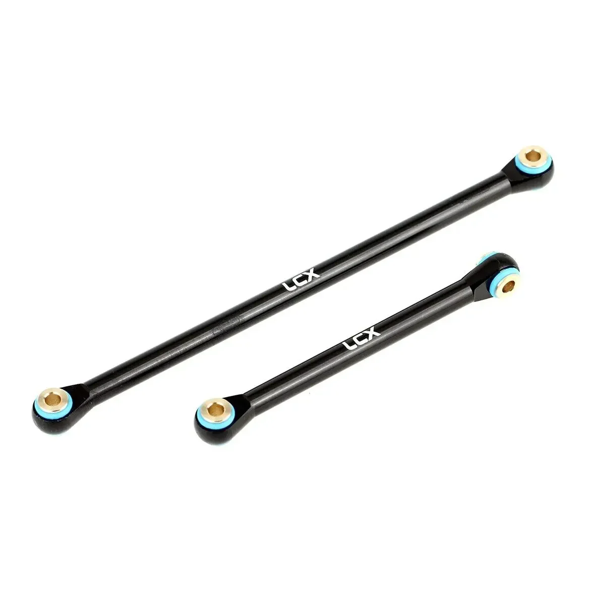 LCX Racing 1/18 RC camión coche eje delantero de aluminio enlace de dirección para Axial UTB18 Capra actualizaciones piezas Accesorios