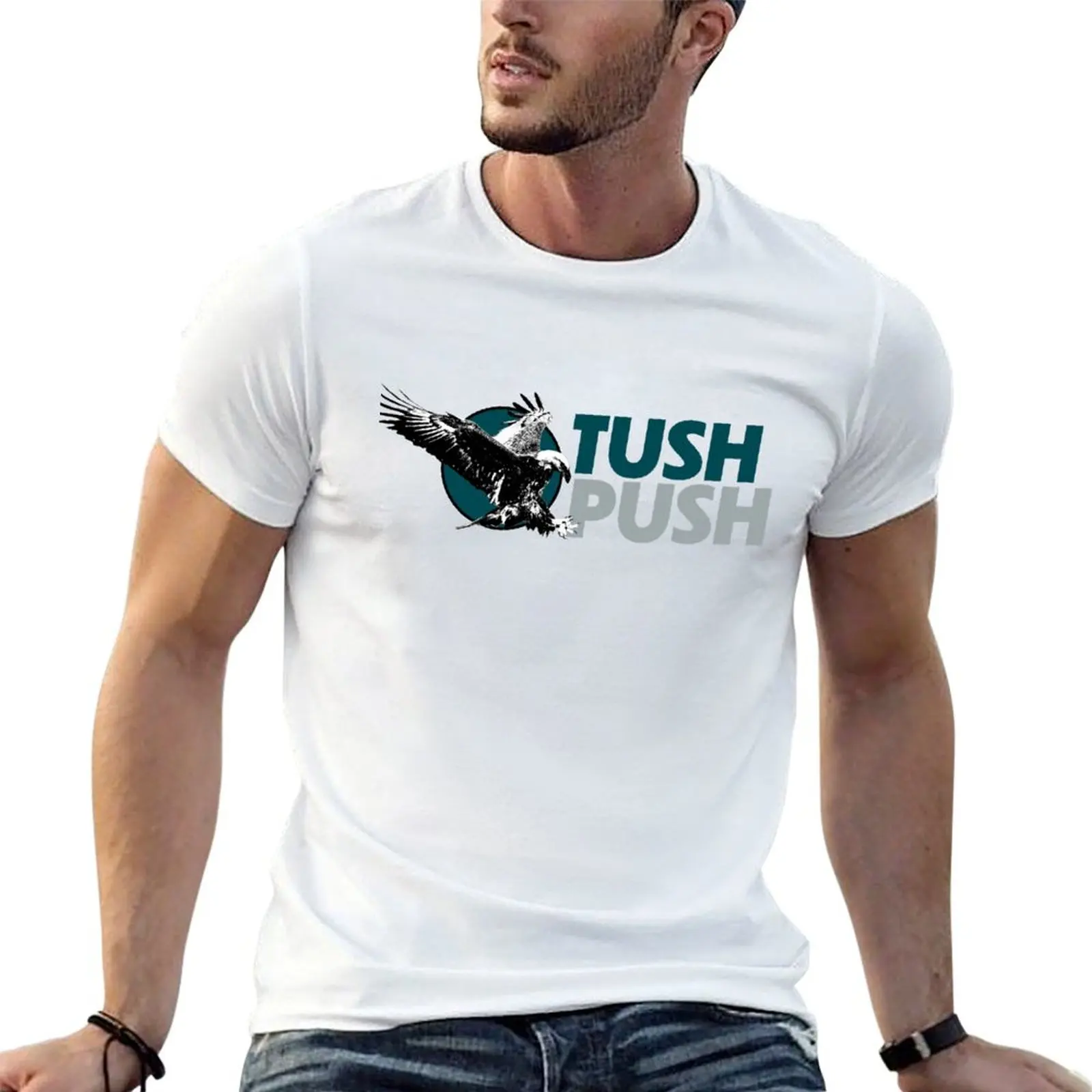 

Philly Eagles tush push T-Shirt anime t shirts for man t shirt for man T-Shirt