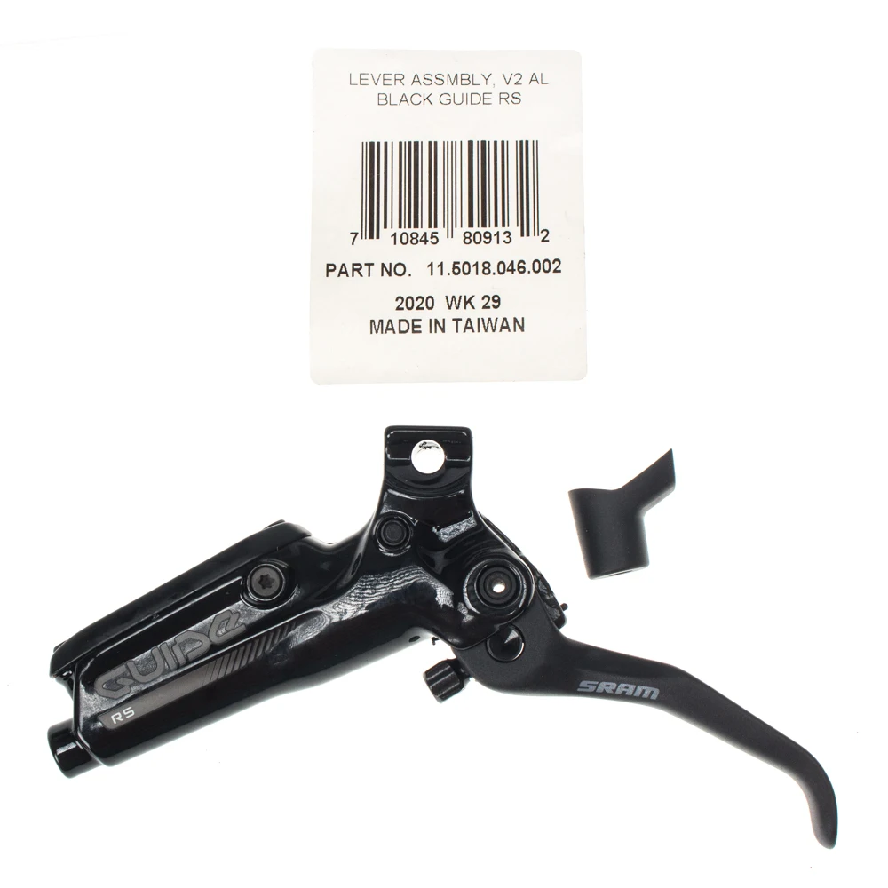 SRAM  DISC BRAKE LEVER ASSEMBLY - ALUMINUM LEVER  VERSION 2 BLACK - GUID 11.5018.046.002