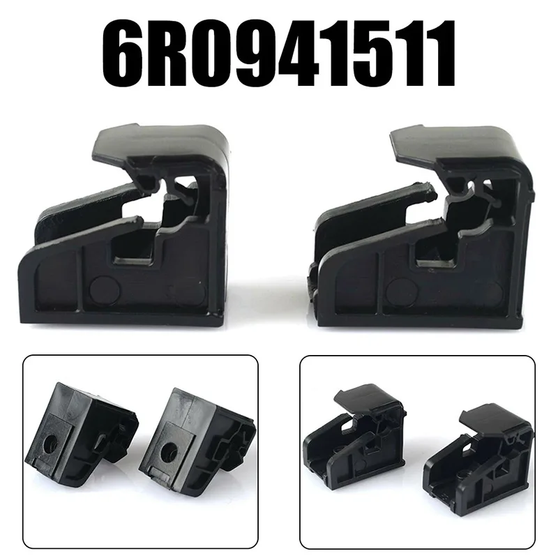 Kits de reparación de faros de coche, soportes, Clips de montaje izquierdo o derecho para Volkswagen para Polo 6R0941511, accesorio para coches