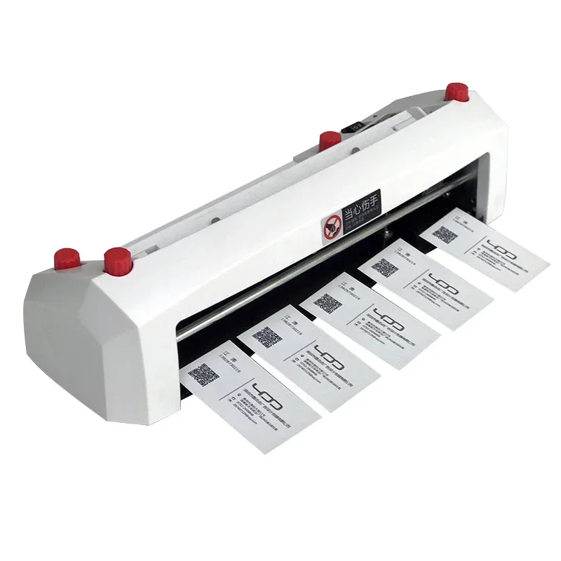 New Small Automatic Business Card Cutter 220V/20W Electric Card Cutting Machine Paper Cutting Machine Office Stationery SK316