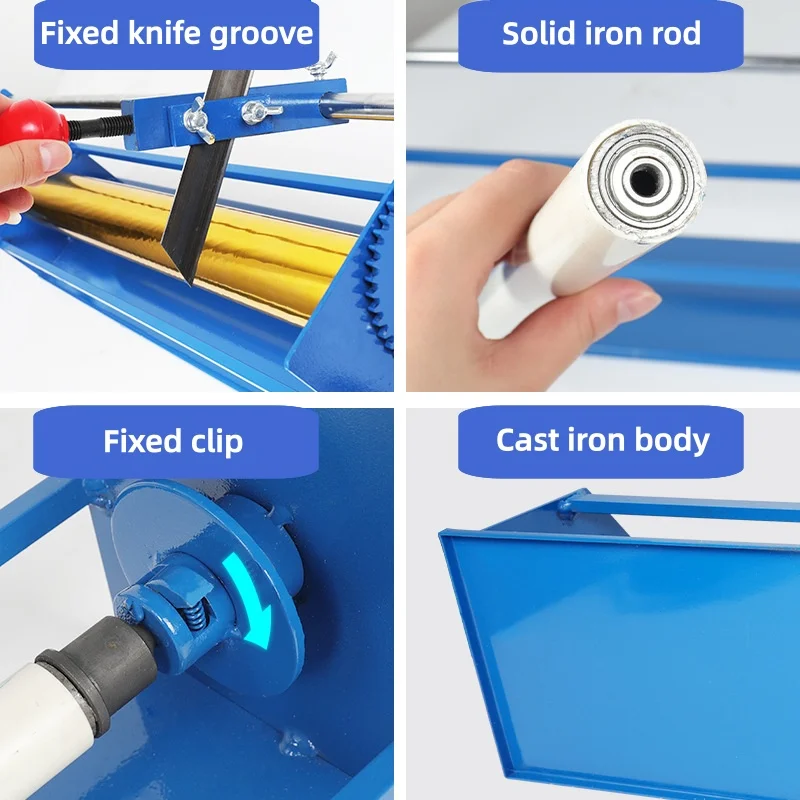 

Manual hot stamping paper cutting machine aluminum foil ribbon aluminum foil gold paper slitting machine post-press equipment