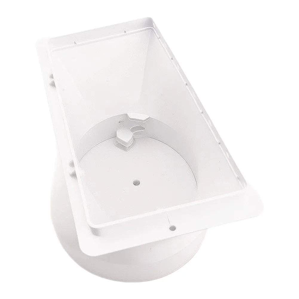 Round To Square Adapter Portable AC Adapter Robust ABS Construction 130mm Thread Diameter Clockwise Rotation Support