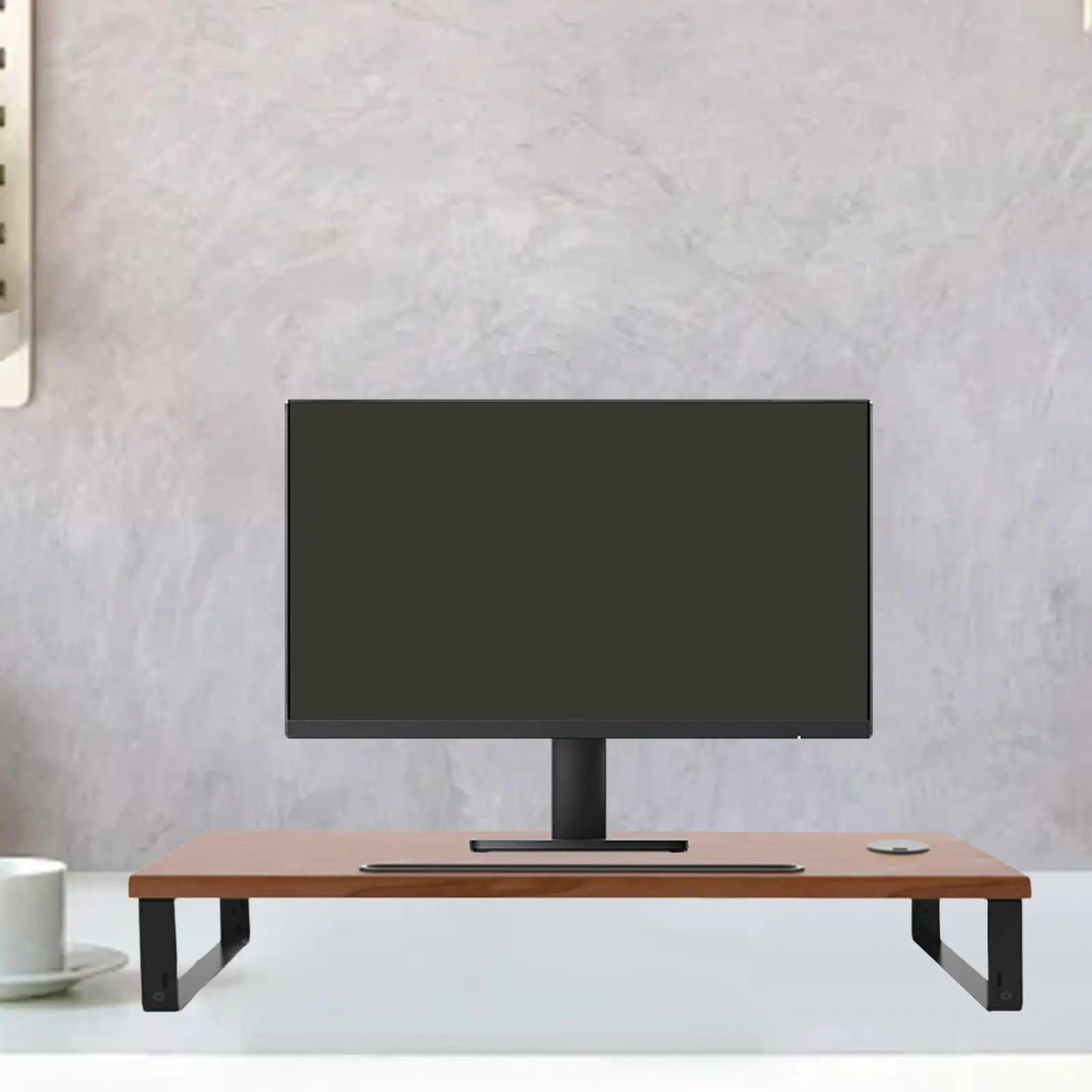 Desktop-Monitorständer, Aufhöhung, Aufbewahrungsorganisator, höhenverstellbar, Laptop-Riser für Laptop, Computer, Bildschirm, Notebook, Heimbüro