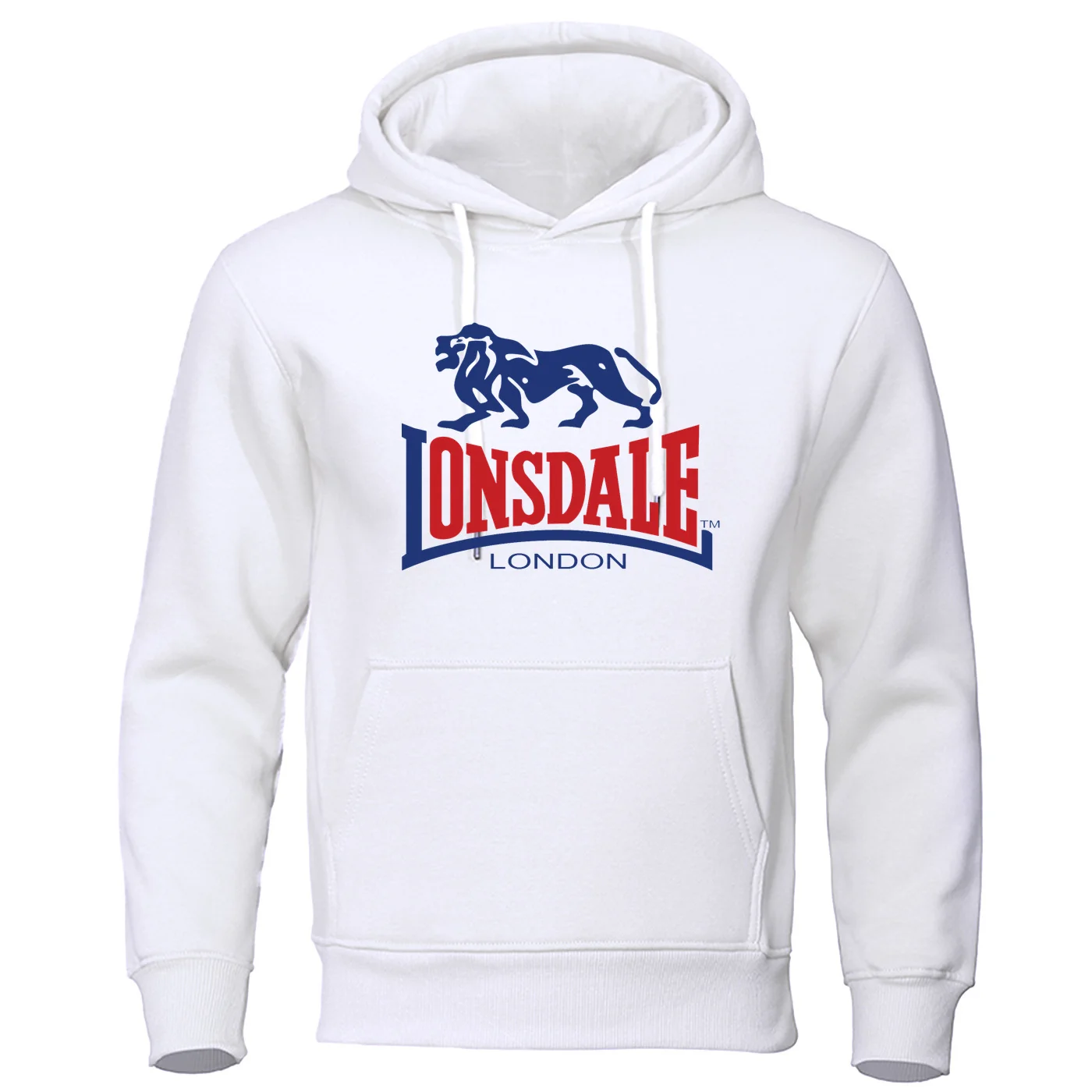 Lonsdale London Fashion Women is Autumn/Winter Round Neck Hooded Hoodie Printed Casual Loose Women's Long sleeved