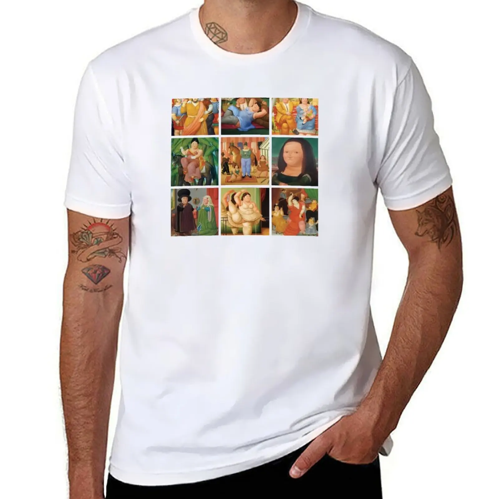 

Botero - Collage T-Shirt t shirt man cotton funny t shirts man T-Shirt