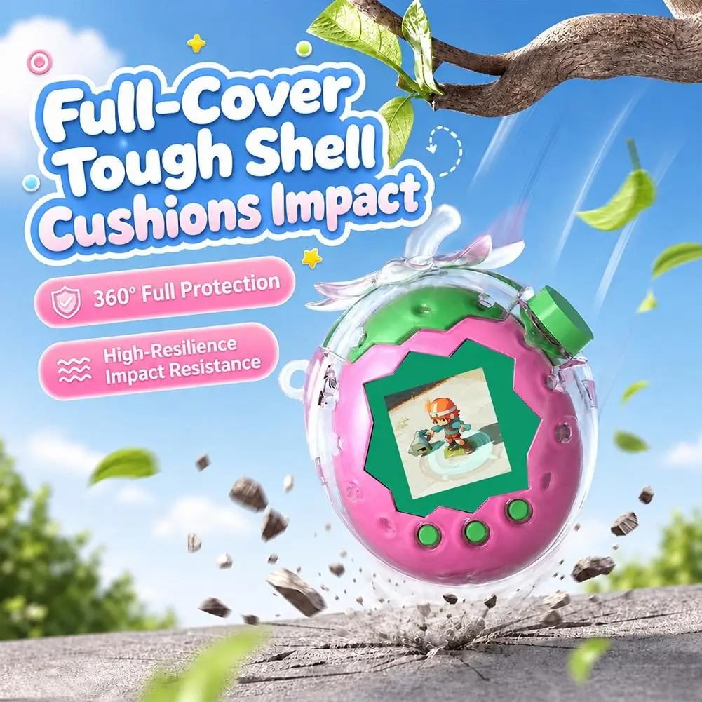 For Tamagotchi Paradise Clear Case Protective Cover High Transparency Hard PC Shell Skin For Tamagotchi Paradise Accessories