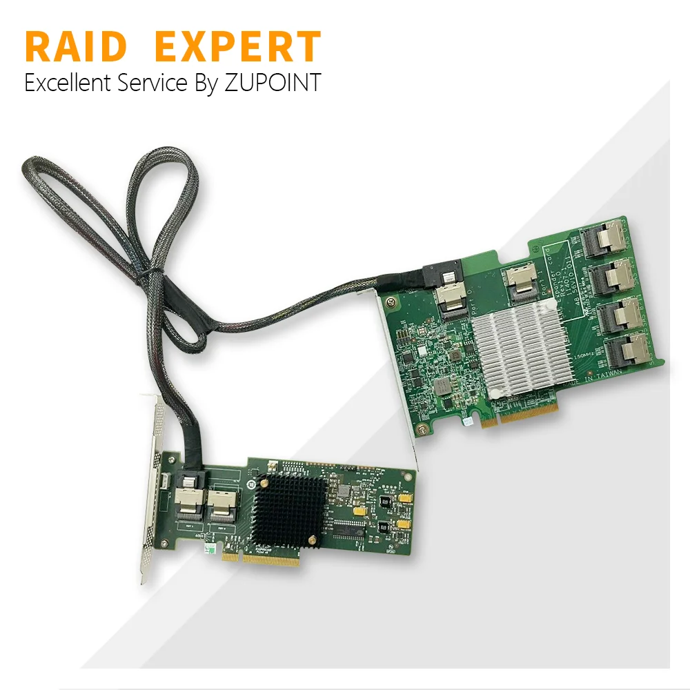 ZUPOINT LSI 9211-8i 6gbps PCI E SATA SAS HBA FW:P20 scheda Controller RAID modalità IT + 03 x3834 20 porte 20 P RAID Expander