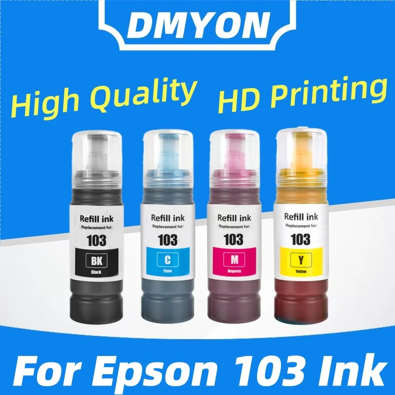 Ecotank L3160 L3210 L3211 Ink for Epson L3250 L3251 L3256 L3260 L3266 L5190 L5290 L5296 Printer Ecotank L1110 L1210 L1250 L3100