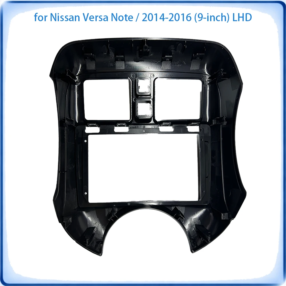 Car Radio Fascia Frame For Nissan Versa Note 2014-2016 9 inch LHD With Canbus Decoder & Wiring Harness Car Accessories Plug & Pl