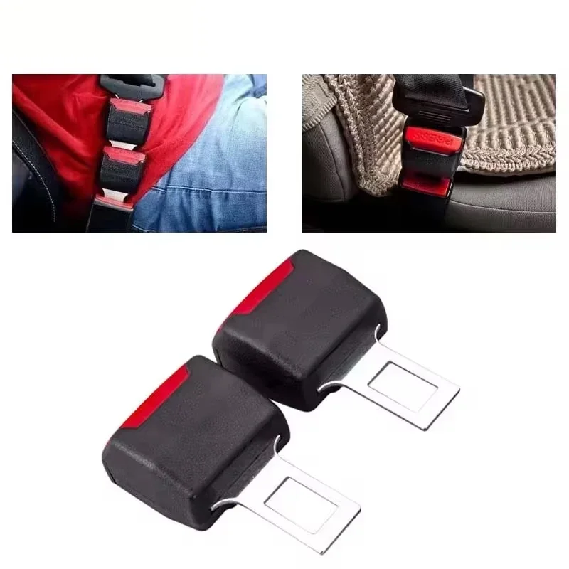 Car Seat Belt Extender Plug Safety Seat Lock Buckle Seatbelt Clip Extension Converter Auto Accessories