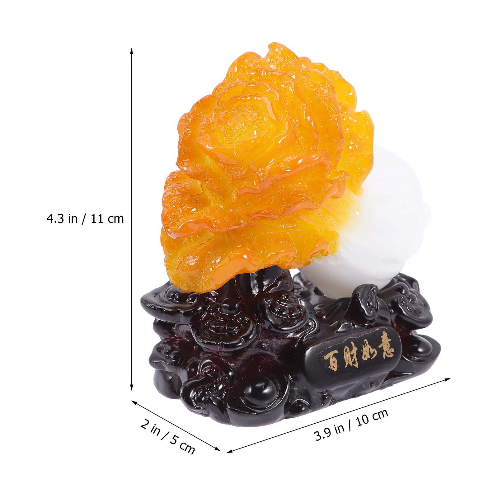 Chinese Cabbage Resin Reception Decoration Creative Desktop Office Home Delicate Vegetable Ornament Resin Cabbage Figurine