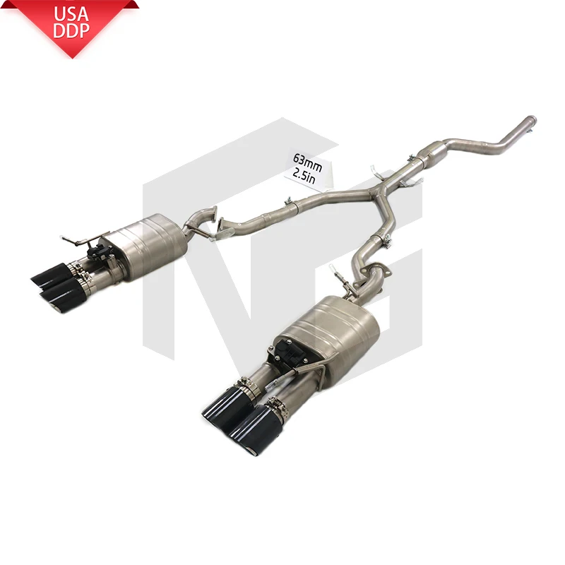 

ING stainless steel sandblasting valve catback for BMW Z4 E89 2.0L engine muffler power exhaust system
