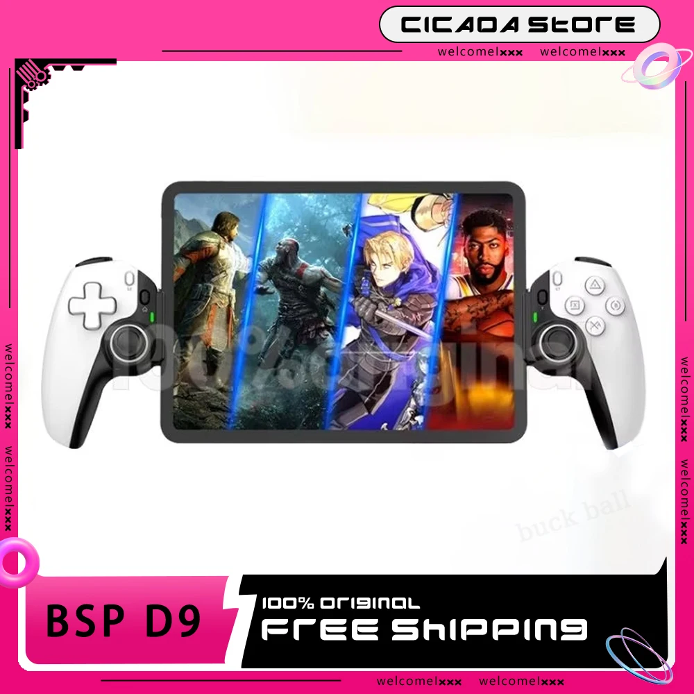 Hot Sale Bsp D9 Tablet Controller Wireless Bluetooth Handle For Switch Game Stretching Joystick For Ps3 Ps4 Gamepad  Android Ios