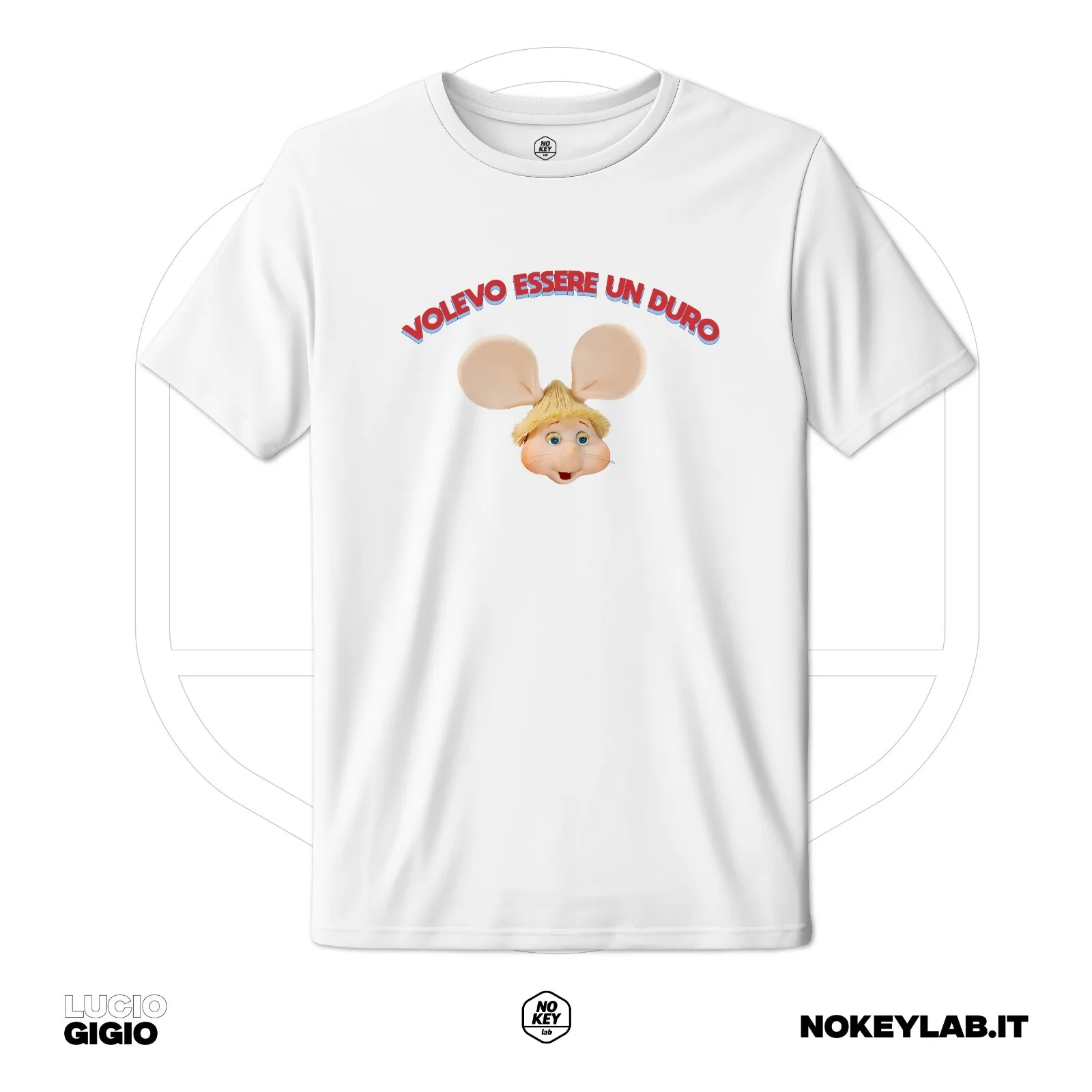 Camiseta de Lucio Corsi Quiero ser un duro Sanremo 2025 Meme Mouse Gigio Jersey-
