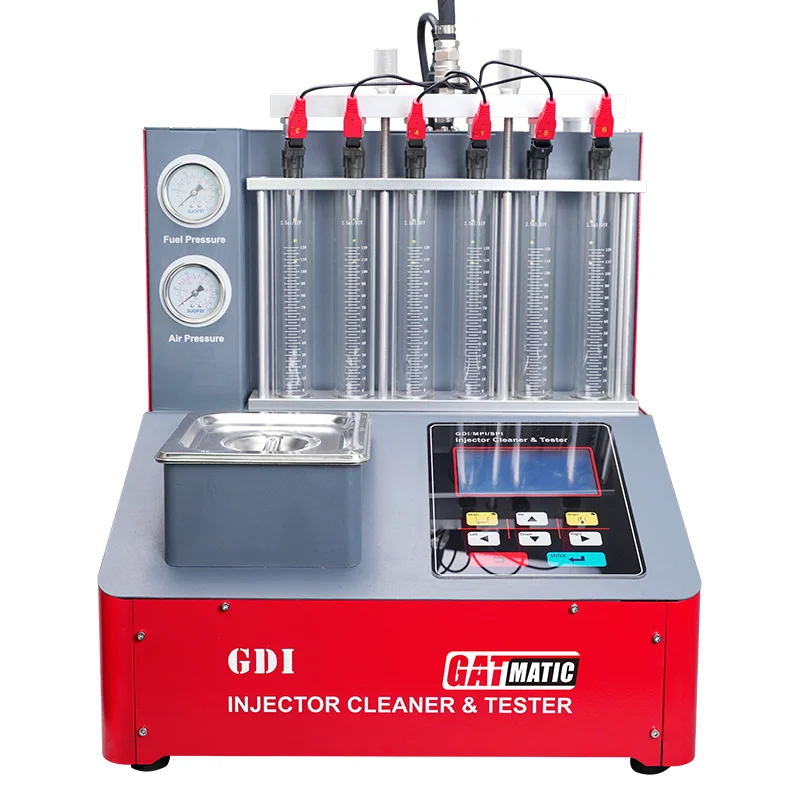 GATmatic GDI Fuel Injector Cleaner Tester Machine 8 Cylinder High Performance Automotive Testing Equipment Diagnostic Tool Camry