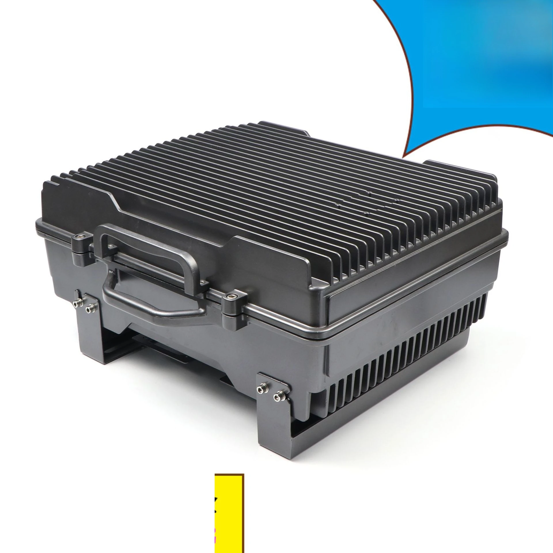 Outdoor waterproof box, aluminum alloy shell, aluminum shell AP amplifier shell 076:475 * 375 * 111.6